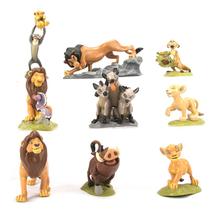 Boneco de brinquedo colecionável, modelo Lions Kings Simbas, 9 unidades