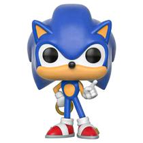 Boneco de brinquedo Funko POP Games Sonic with Ring colecionável