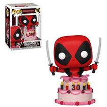 Boneco de brinquedo Funko POP Marvel Deadpool 30th - Deadpool in Cake