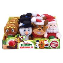 Boneco de brinquedo Magic Seasons Christmas Tummy Squeezables, pacote com 1 Boneco de brinquedo Magic Seasons Christmas Tummy Squeezables, pacote com 1