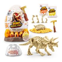 Boneco de brinquedo Robo Alive Fossil Find Amber Adventure Triceratops
