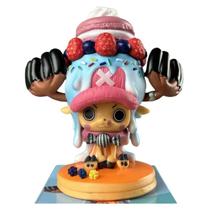 Boneco de brinquedo Sanmu One Piece Tony Chopper Cake Model PVC