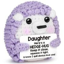 Boneco de brinquedo Sensi Blue Mini Crochet Hedgehog, presente para filha Boneco de brinquedo Sensi Blue Mini Crochet Hedgehog, presente para filha