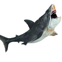 Boneco de brinquedo SIENON Megalodon Shark 27 cm pintado à mão