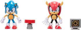 Boneco de brinquedo Sonic The Hedgehog 4 Classic Sonic & Mighty, pacote com 2 Boneco de brinquedo Sonic The Hedgehog 4 Classic Sonic & Mighty, pacote com 2