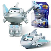 Boneco de brinquedo Super Wings Transform-a-Bots Traver 2 em 1