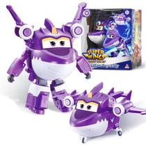 Boneco de brinquedo Super Wings Transforming Sally Rescue Bot 2 em 1