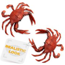 Boneco de brinquedo The Little Green Change Red Crab 13 x 17 cm, 2 unidades