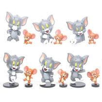 Boneco de brinquedo Tom e Jerrys Jerrys Anime 12 unidades/lote colecionáveis Boneco de brinquedo Tom e Jerrys Jerrys Anime 12 unidades/lote colecionáveis