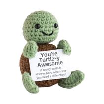 Boneco De Café De Apoio Emocional Engraçado, Feito À Mão, Ornamento De Mesa, Presente De Natal,