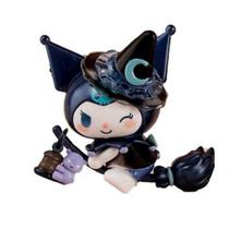 Boneco de caixa cega Sanrio Kuromi Witch colecionável de 8 cm
