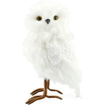 Boneco de coruja de pelúcia decorado com 28 cm de altura falso para artesanato ou adereço