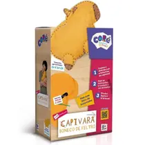 Boneco De Feltro Capivara Coré Faça Você Mesmo 3339 - Toyster