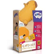 Boneco De Feltro Capivara Coré Faça Você Mesmo 3339 - Toyster Boneco De Feltro Capivara Coré Faça Você Mesmo 3339 - Toyster