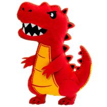 Boneco de Feltro Coleção Ponto a Ponto Santa Fé Linha Dino