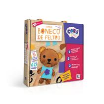 Boneco de Feltro Faça Você Mesmo Brinquedo Educativo