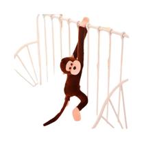 Boneco De Macaco De Pelúcia Colorido Com Braços Longos, Acessório Fotográfico Elétrico À Prova De