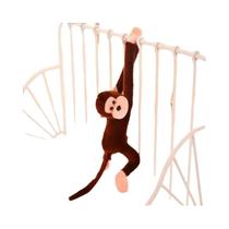 Boneco De Macaco De Pelúcia Colorido Com Braços Longos, Acessório Fotográfico Elétrico À Prova De