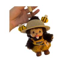 Boneco De Macaco Monchhichi Fofo De 15cm Com Roupa DIY, Pingente De Mochila, Chaveiro, Brinquedo Com Boneco De Macaco Monchhichi Fofo De 15cm Com Roupa DIY, Pingente De Mochila, Chaveiro, Brinquedo Com