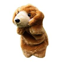 Boneco de mão de bicho de pelúcia boneca pai-filho fantoche de mão Boneco de mão de bicho de pelúcia boneca pai-filho fantoche de mão