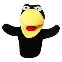 Boneco de mão inovador, movendo a boca, boneca de pelúcia de interação pai-filho