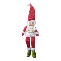 Boneco de Natal Gnomo Sentado Tradicional - 85cm