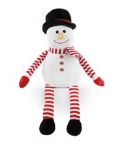 Boneco de neve c/ chapéu pelúcia Boneco de neve c/ chapéu pelúcia