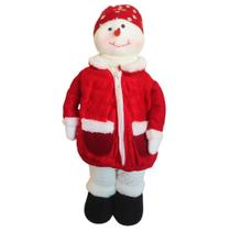 Boneco de Neve Com Roupão 49cm Decoração Natalina Saldão Boneco de Neve Com Roupão 49cm Decoração Natalina Saldão