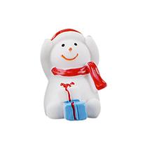 Boneco de Neve de Natal em Resina - Pequena Decoração de Natal