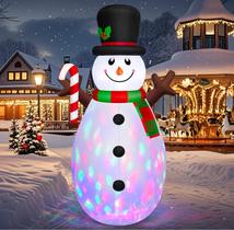 Boneco de neve inflável de Natal Danxilu 150cm com luzes LED Boneco de neve inflável de Natal Danxilu 150cm com luzes LED