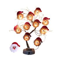 Boneco De Neve LED Guirlanda Luz De Corda Decorações De Natal Ornamento De Árvore Para Casa