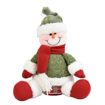 Boneco de Neve Natal Pelúcia Sentado 25cm - Rio Master