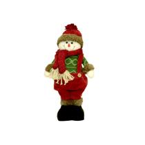 Boneco de Neve Natalino Scoth Tecido em Pé Retratil 45CM Boneco de Neve Natalino Scoth Tecido em Pé Retratil 45CM