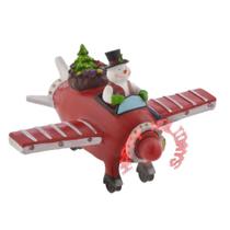 Boneco de Neve No Avião com LED 26cm Espressione Christmas