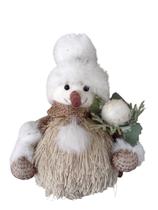 Boneco de Neve Palha 11x15cm Rose Gold - BELA FLOR Boneco de Neve Palha 11x15cm Rose Gold - BELA FLOR