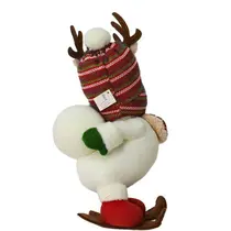 Boneco De Neve Pelúcia Decoração Papai Noel Árvore Natal