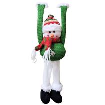 Boneco de Neve Pelúcia Decorativo Braços Para Pendurar 40cm - Art Christmas