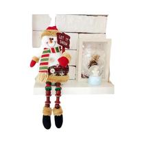 Boneco De Neve Rena Papai Noel Sentado Decoração De Árvore De Natal Ornamento Feliz Natal