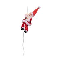 Boneco De Papai Noel Fofo Escalando Corda, Pingente De Natal Para Parede/Janela, Decorações Para