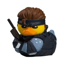 Boneco de pato de borracha de vinil colecionável TUBBZ Solid Snake Boneco de pato de borracha de vinil colecionável TUBBZ Solid Snake