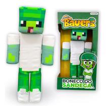 Boneco de Pelucia Bauers Sandega Articulado 32cm Youtuber Streamer Cosmo Kids PRD00044