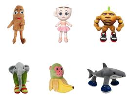 Boneco de Pelúcia Brainrot Meme da Internet Com Som