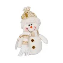 Boneco De Pelúcia Branco De Papai Noel E Boneco De Neve Para Decoração De Natal, Presentes Para