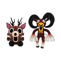 Boneco De Pelúcia Cervo Fofo 2 Peças 99 Noites Na Floresta Periféricos De Anime Brinquedo Macio Jogo