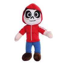 Boneco de pelúcia Coco Miguel & Héctor 9 polegadas com roupa vermelha Boneco de pelúcia Coco Miguel & Héctor 9 polegadas com roupa vermelha
