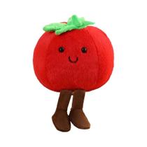 Boneco De Pelúcia De Tomate, Brinquedo De Cartoon Fofo, Decoração De Frutas E Vegetais, Presente De Boneco De Pelúcia De Tomate, Brinquedo De Cartoon Fofo, Decoração De Frutas E Vegetais, Presente De
