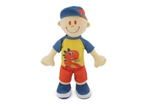 Boneco De Pelúcia Guilherme 44cm Infantil Anti-alérgio
