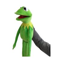 Boneco De Pelúcia Kermit O Sapo, Fantoches De Mão, Brinquedo Engraçado Para Crianças, Acessórios