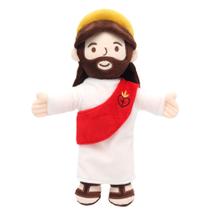 Boneco de pelúcia macio Yelakey Jesus de 33 cm