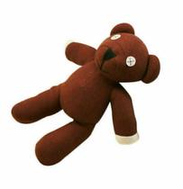 Boneco de pelúcia marrom de pelúcia Mr Bean de 25 cm para crianças